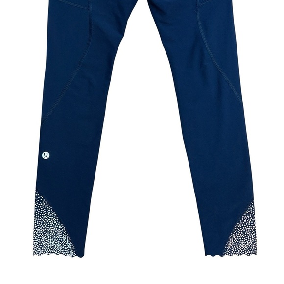 Lululemon Tight Stuff True Navy 25” Athletic Leggings Womens 4 - Picture 7 of 8